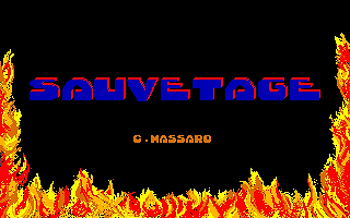 Sauvetage atari screenshot